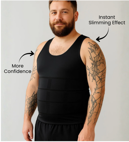 Men’s Compression Tank Top – Slimming & Posture Support
