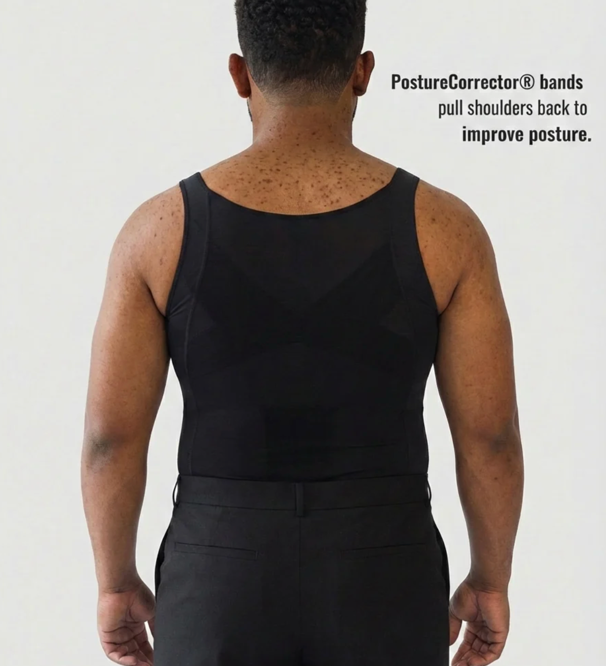 Men’s Compression Tank Top – Slimming & Posture Support
