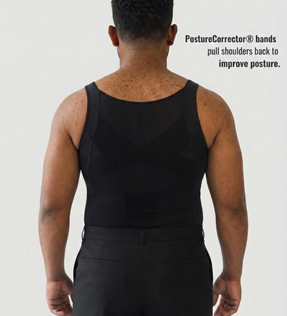 Men’s Compression Tank Top – Slimming & Posture Support