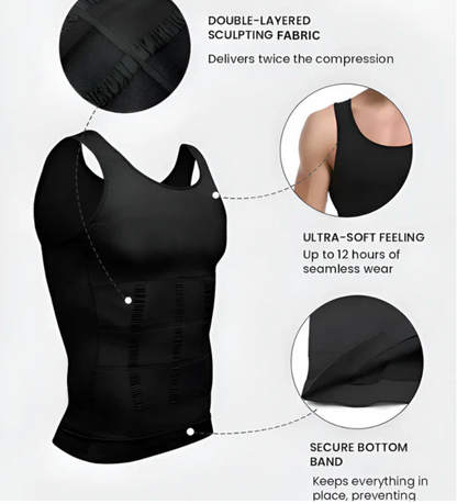 Men’s Compression Tank Top – Slimming & Posture Support