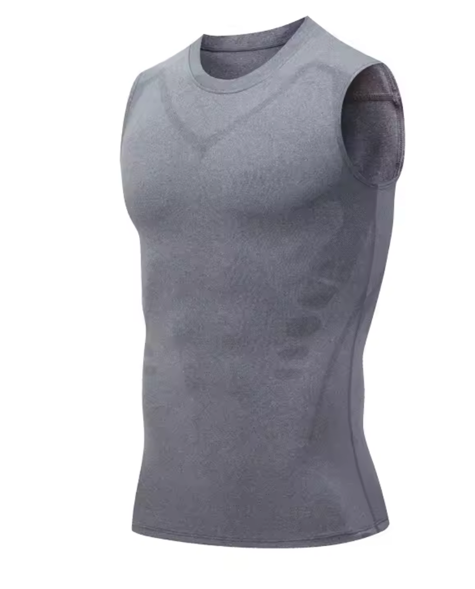 Men’s Compression Tank Top – Slimming & Posture Support