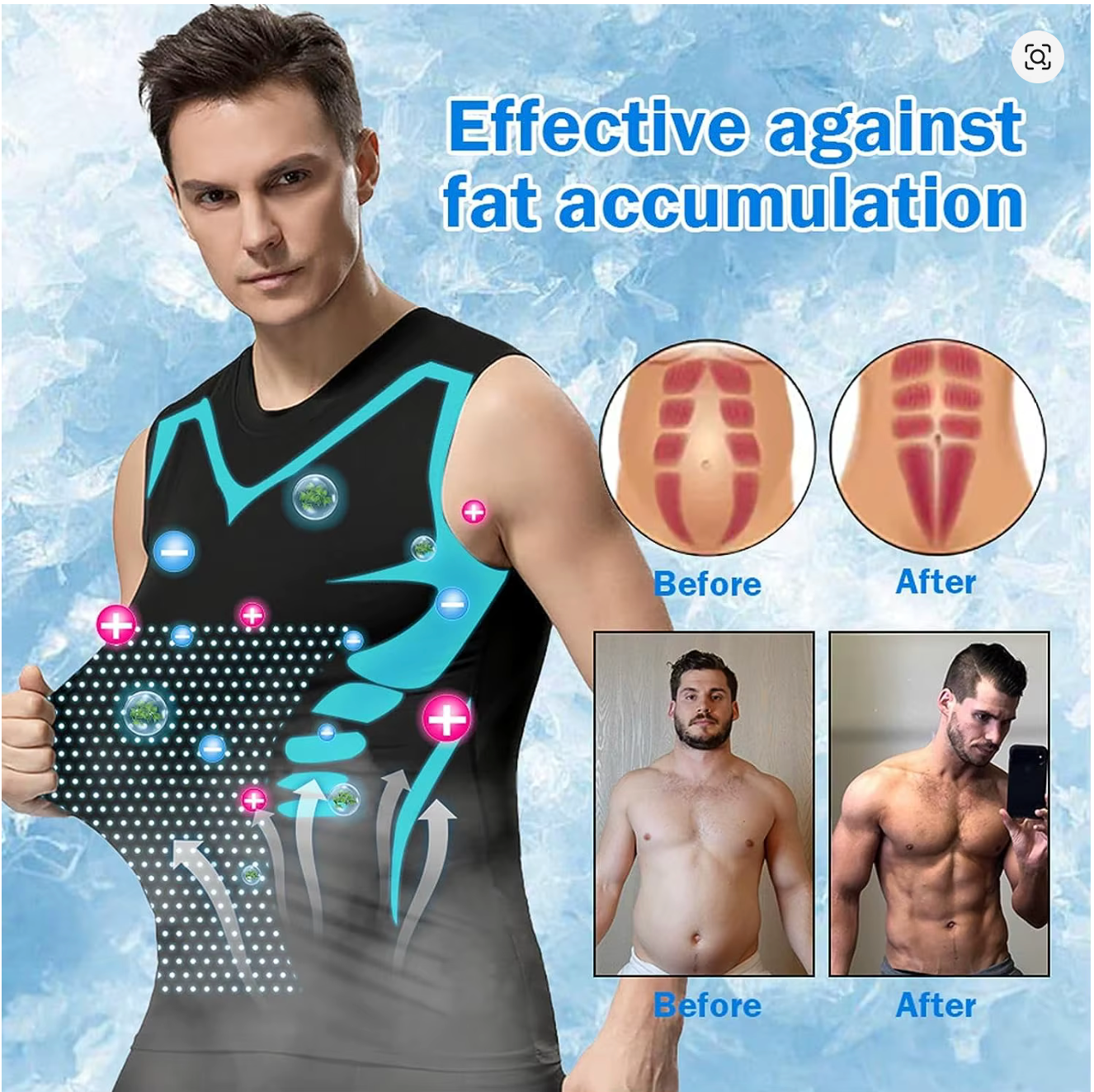 Men’s Compression Tank Top – Slimming & Posture Support